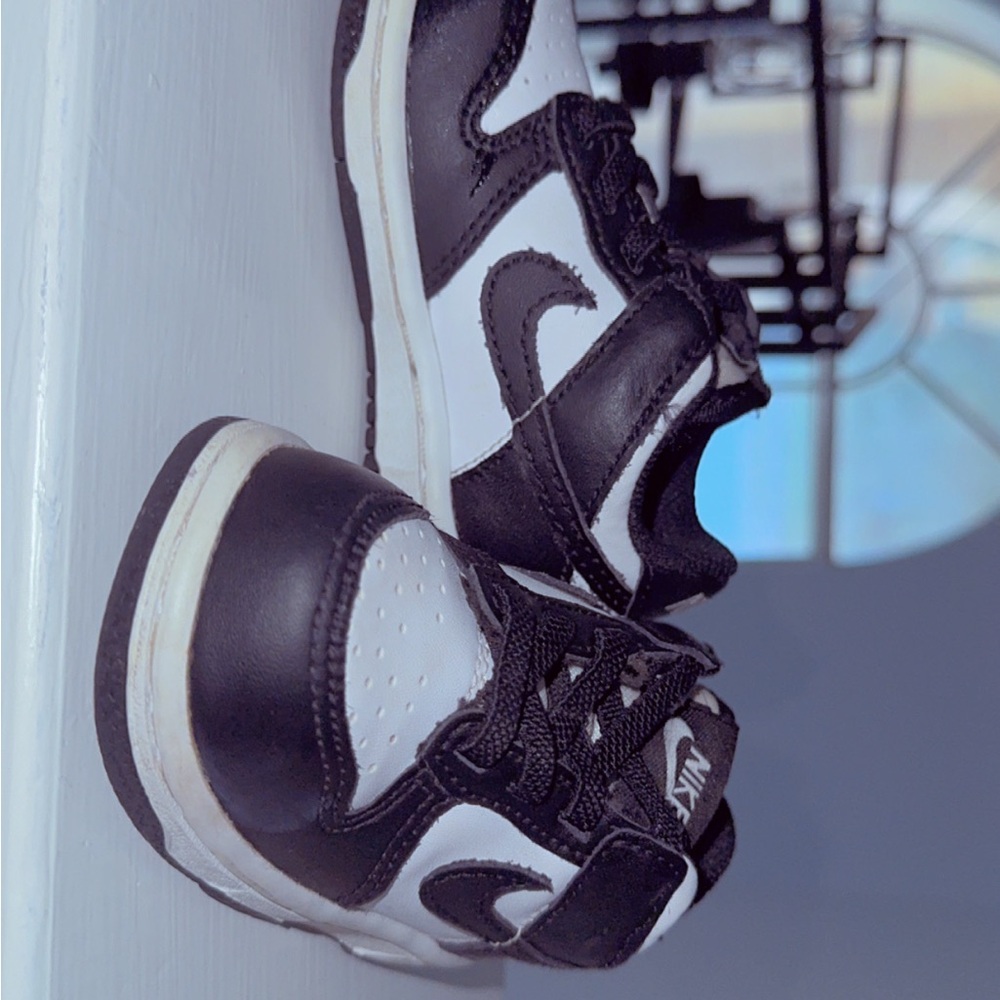 Nike Kids Black and White Sneakers